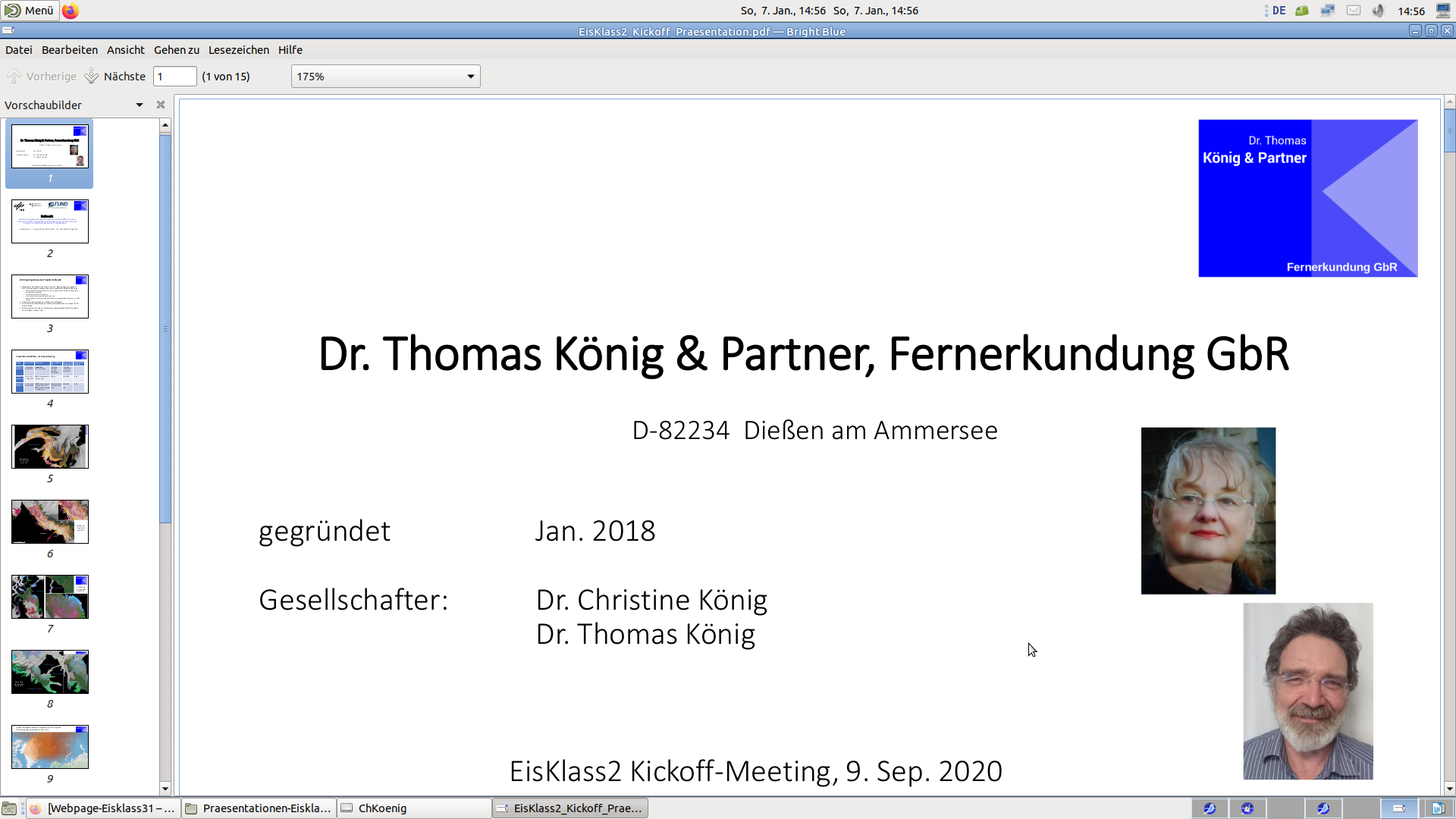 Titelbild Kickoff-Meeting 09.09.2020